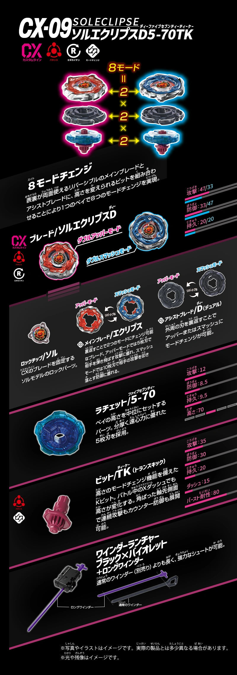 Beyblade X - CX-09 - Sol Eclipse