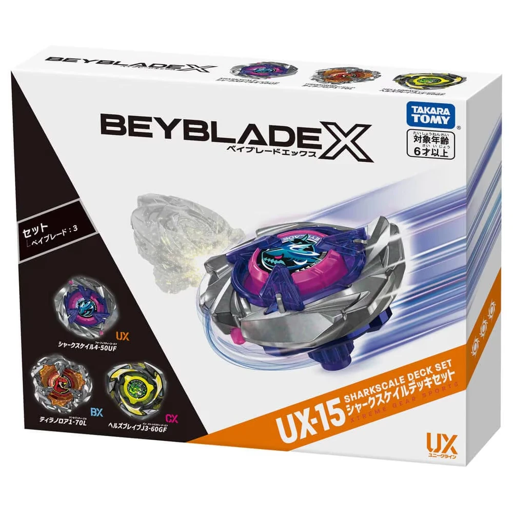 Beyblade X - UX-15 - Shark Scale - Deck Set